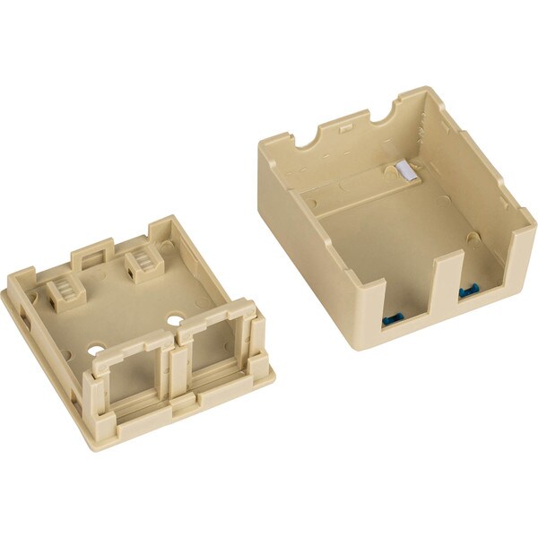 Main product image for Datacomm 20-5321 2-Port Surface Mount Box for Keystone Modules Ivory261-596